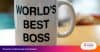 Kubek z napisem "World's best boss"