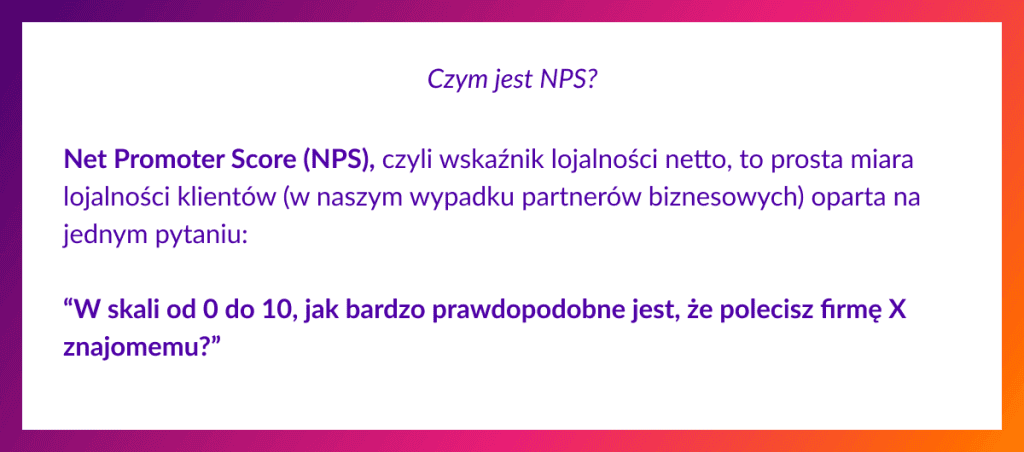 Czy jest NPS?